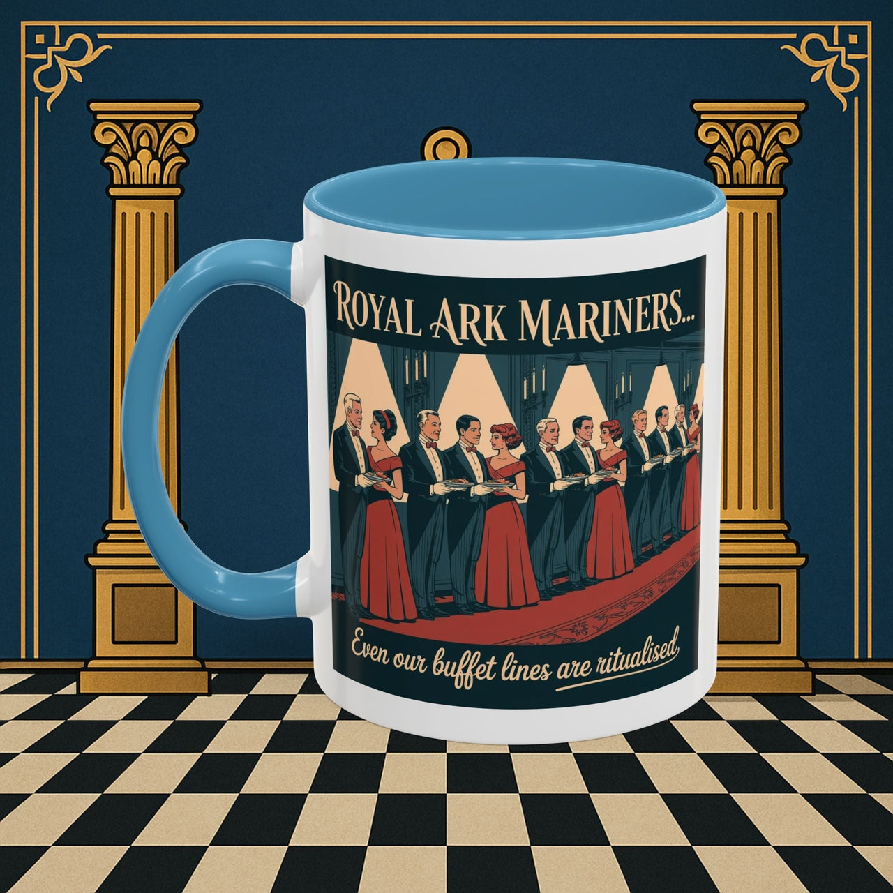 Premium Ready to Go Freemason Design | Synchronized Service | Royal Ark Mariners - Masonic Mugs