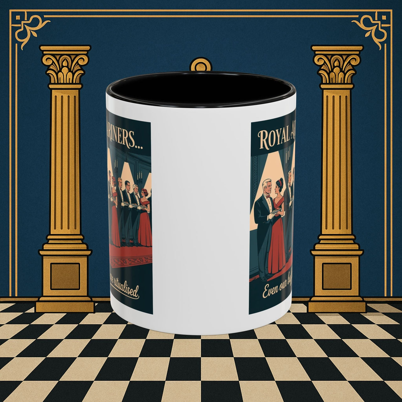 Premium Ready to Go Freemason Design | Synchronized Service | Royal Ark Mariners - Masonic Mugs