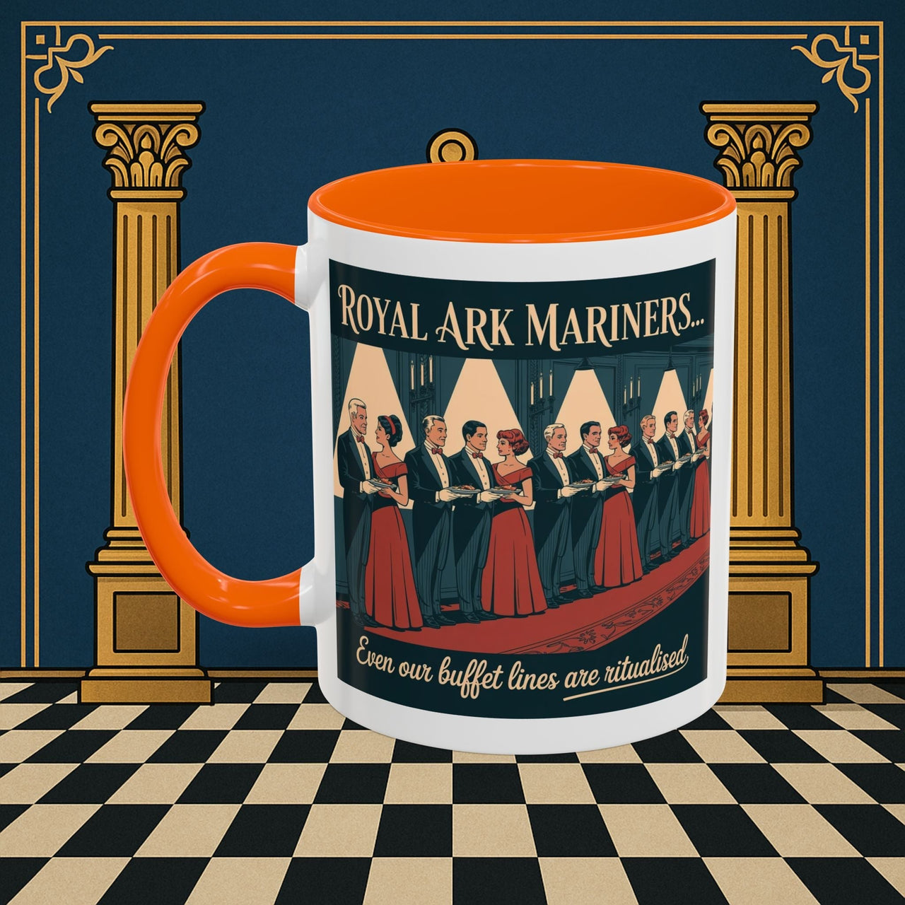 Premium Ready to Go Freemason Design | Synchronized Service | Royal Ark Mariners - Masonic Mugs