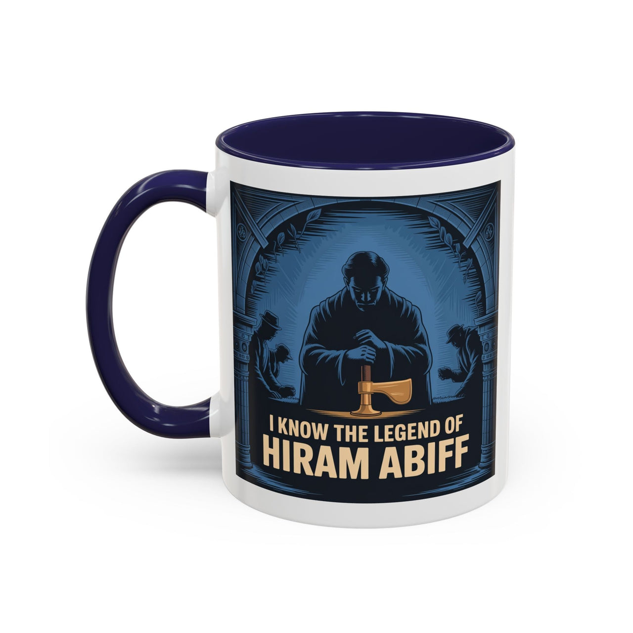 Premium Ready to Go Freemason Design | The Third Degree | Master Mason | I know the legend of Hiram Abiff - Masonic Mugs