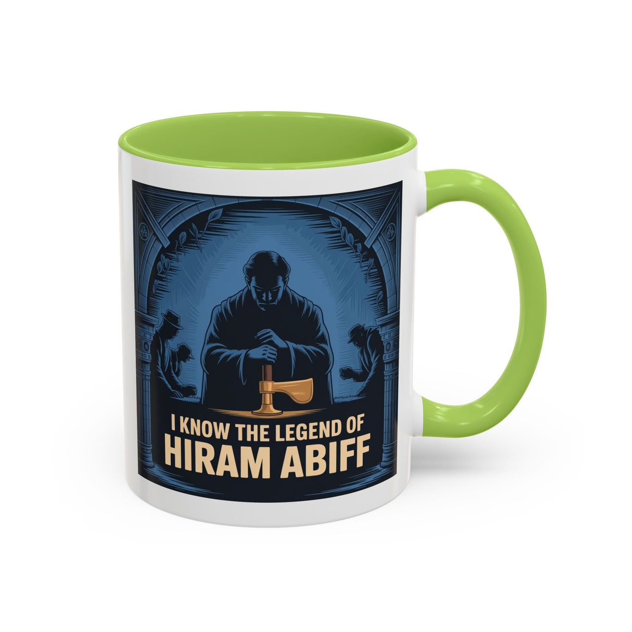 Premium Ready to Go Freemason Design | The Third Degree | Master Mason | I know the legend of Hiram Abiff - Masonic Mugs
