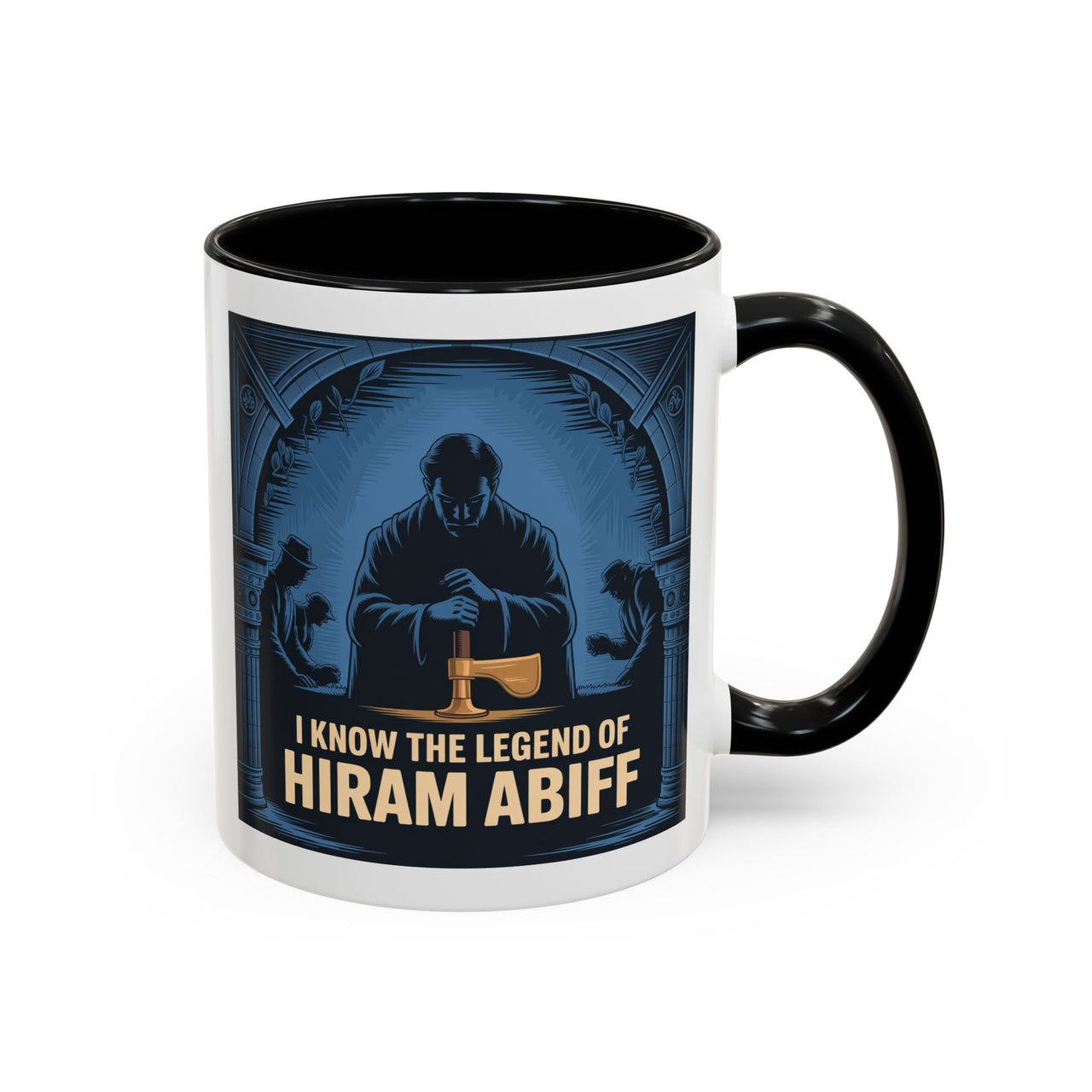 Premium Ready to Go Freemason Design | The Third Degree | Master Mason | I know the legend of Hiram Abiff - Masonic Mugs
