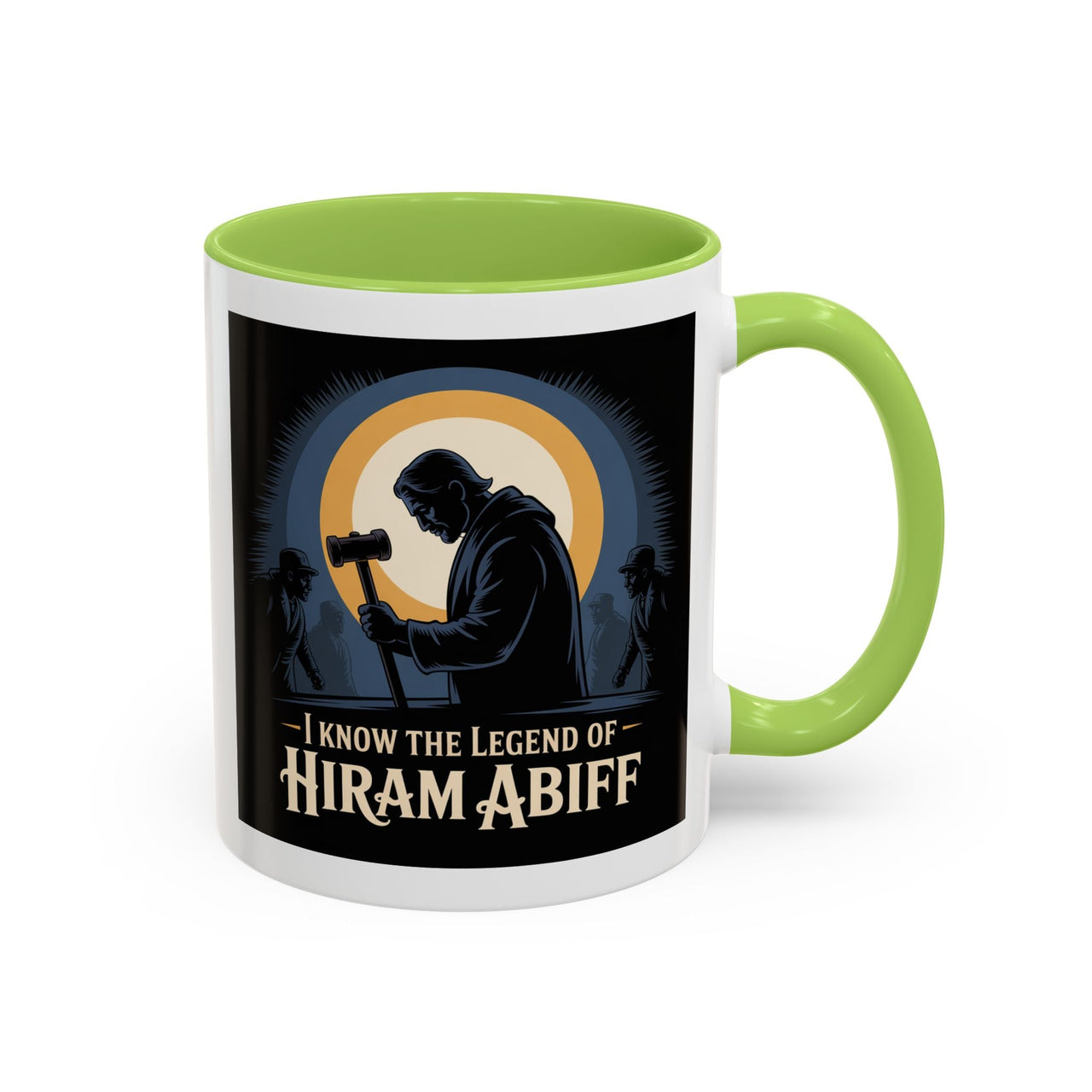 Premium Ready to Go Freemason Design | The Third Degree | Master Mason | I know the legend of Hiram Abiff | Ready to Go Design - Masonic Mugs