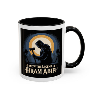 Premium Ready to Go Freemason Design | The Third Degree | Master Mason | I know the legend of Hiram Abiff | Ready to Go Design - Masonic Mugs
