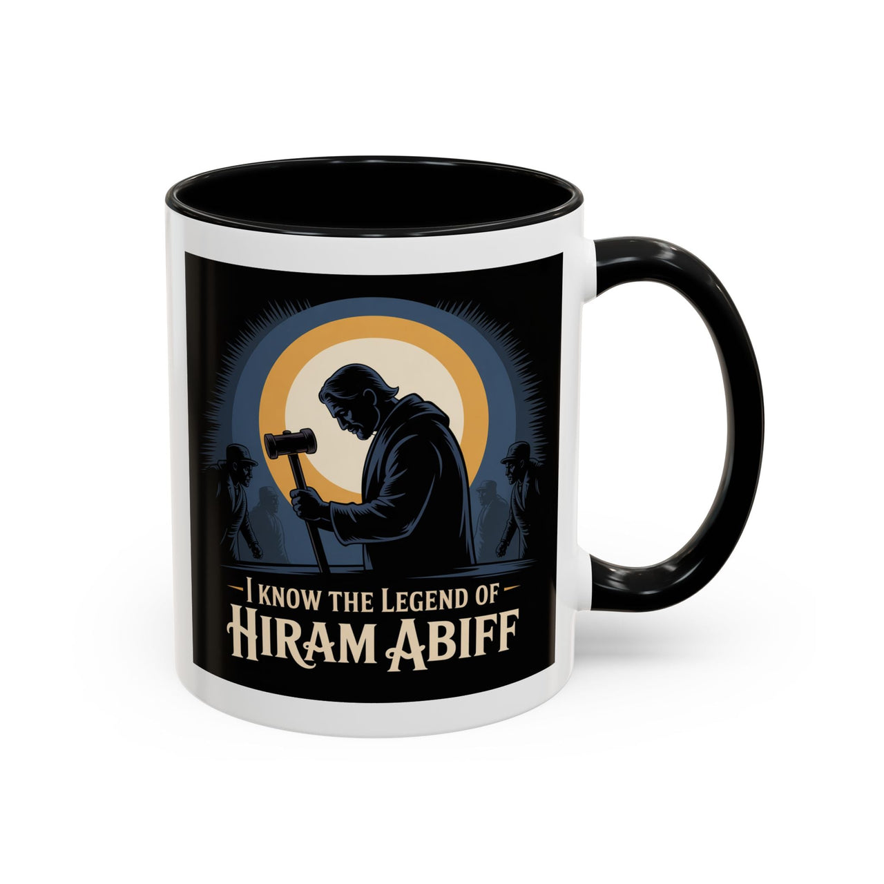 Premium Ready to Go Freemason Design | The Third Degree | Master Mason | I know the legend of Hiram Abiff | Ready to Go Design - Masonic Mugs