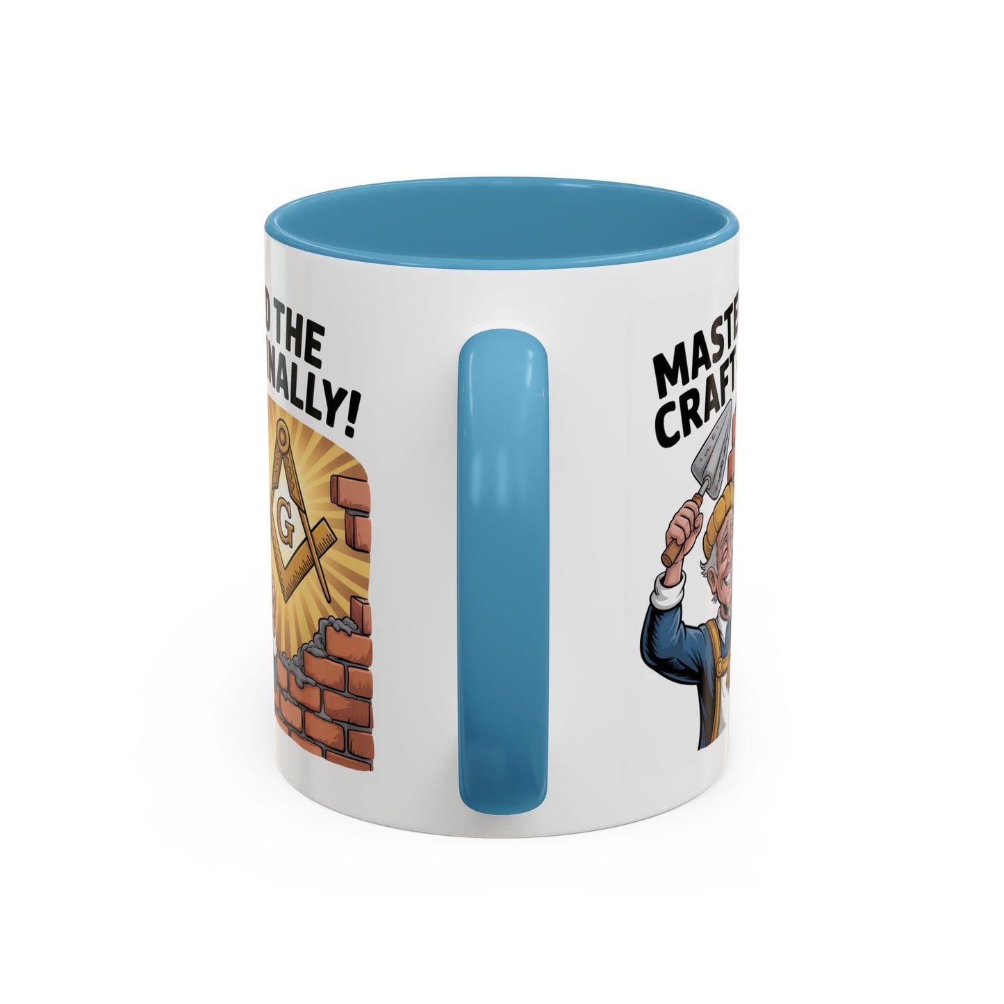 Premium Ready to Go Freemason Design | The Third Degree | Master Mason | Mastering the Craft - Masonic Mugs