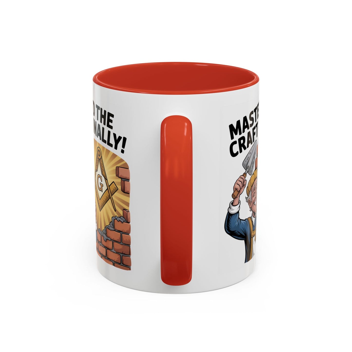 Premium Ready to Go Freemason Design | The Third Degree | Master Mason | Mastering the Craft - Masonic Mugs