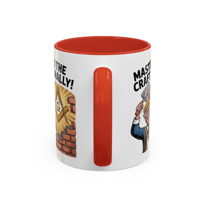 Premium Ready to Go Freemason Design | The Third Degree | Master Mason | Mastering the Craft - Masonic Mugs