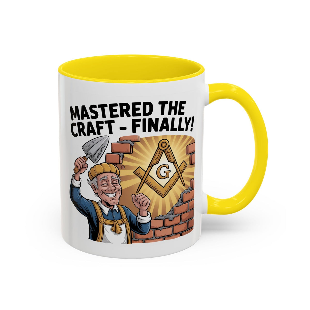 Premium Ready to Go Freemason Design | The Third Degree | Master Mason | Mastering the Craft - Masonic Mugs