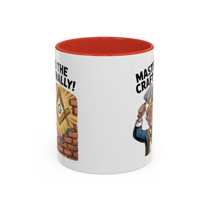 Premium Ready to Go Freemason Design | The Third Degree | Master Mason | Mastering the Craft - Masonic Mugs