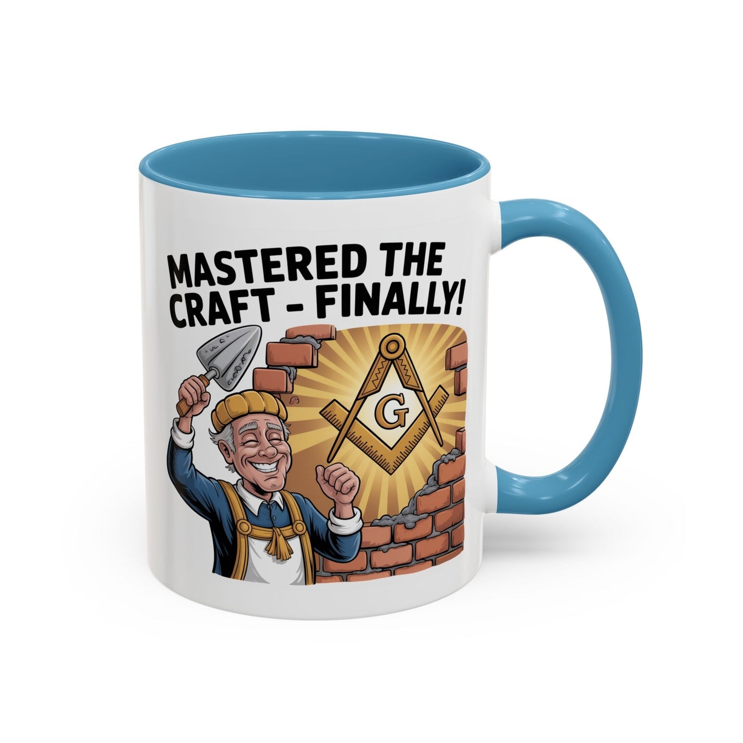 Premium Ready to Go Freemason Design | The Third Degree | Master Mason | Mastering the Craft - Masonic Mugs
