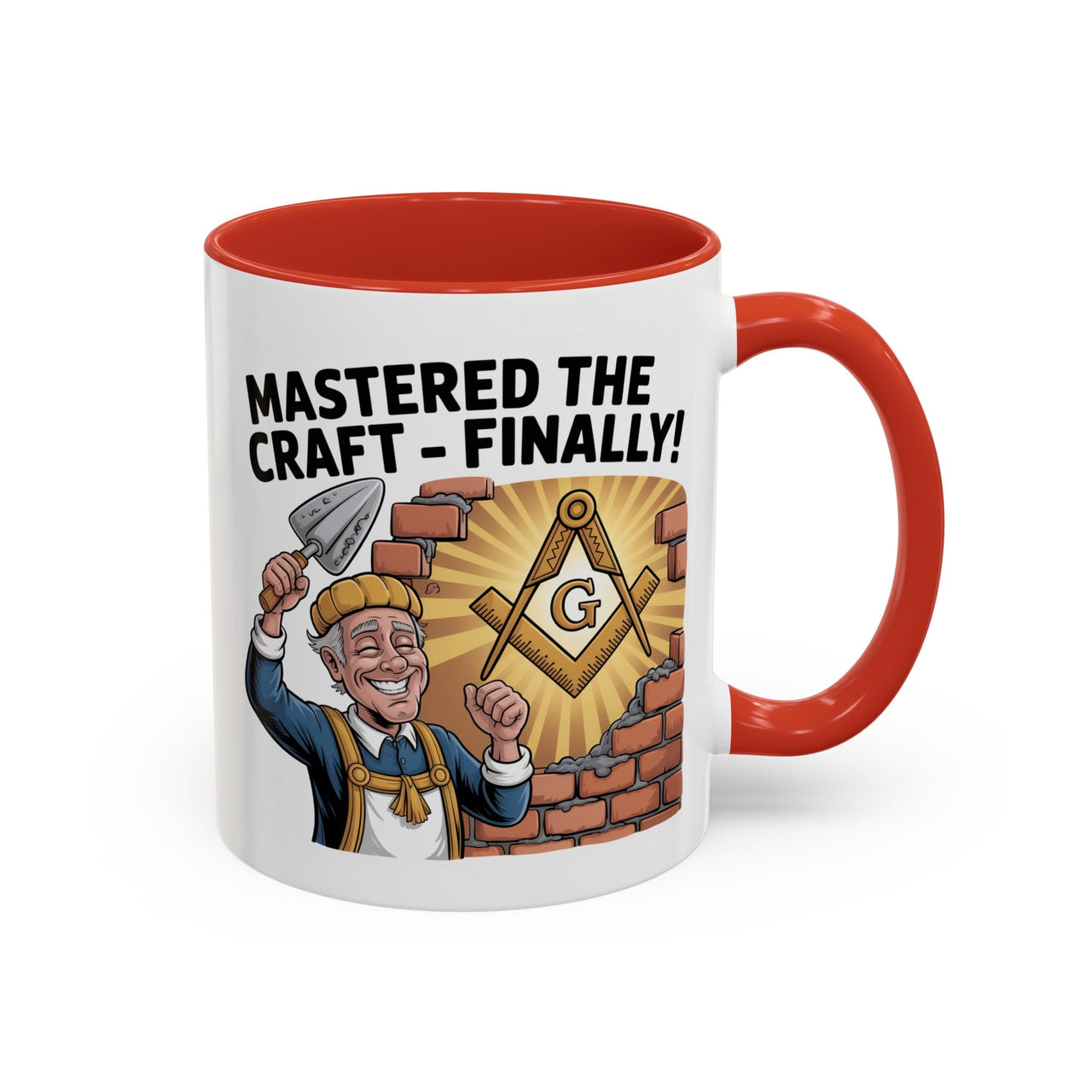 Premium Ready to Go Freemason Design | The Third Degree | Master Mason | Mastering the Craft - Masonic Mugs