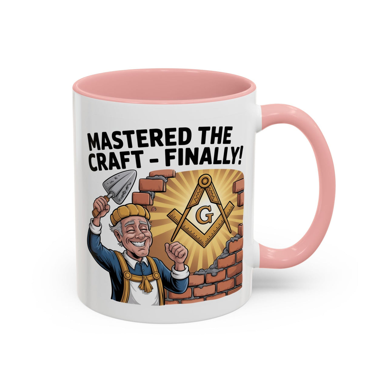 Premium Ready to Go Freemason Design | The Third Degree | Master Mason | Mastering the Craft - Masonic Mugs