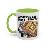 Premium Ready to Go Freemason Design | The Third Degree | Master Mason | Mastering the Craft - Masonic Mugs