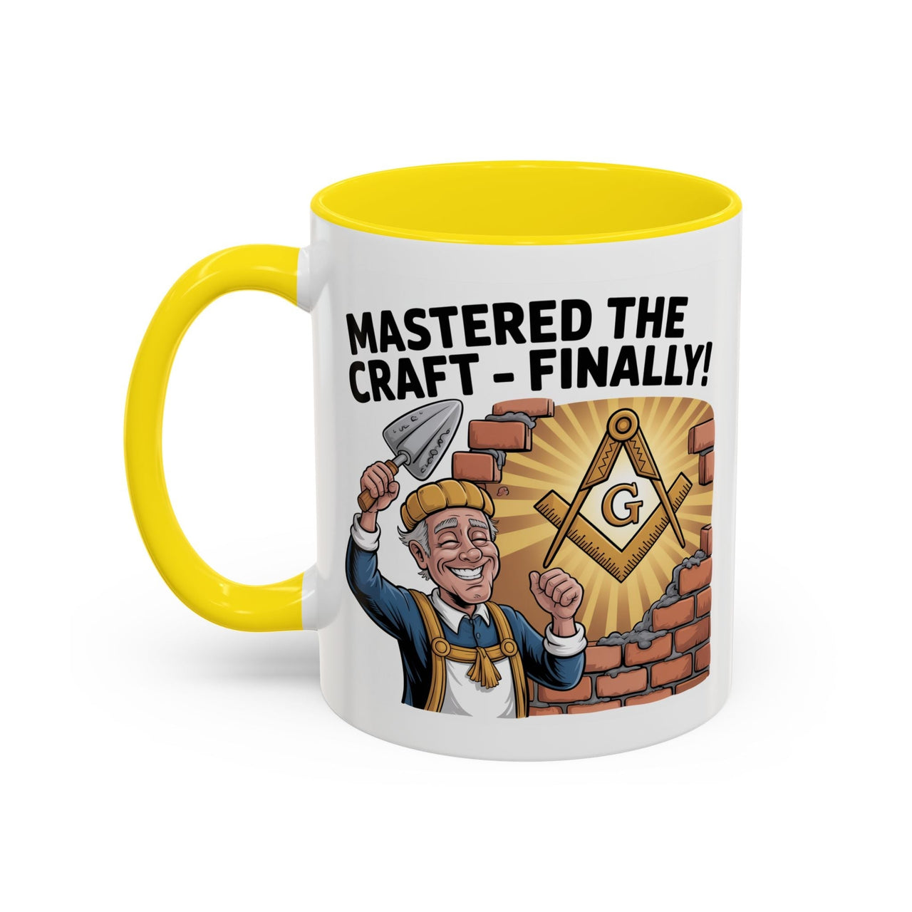 Premium Ready to Go Freemason Design | The Third Degree | Master Mason | Mastering the Craft - Masonic Mugs