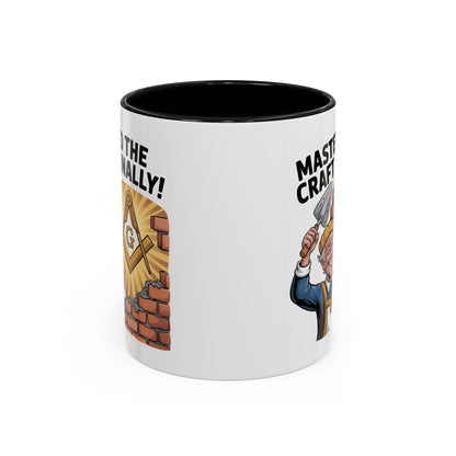 Premium Ready to Go Freemason Design | The Third Degree | Master Mason | Mastering the Craft - Masonic Mugs