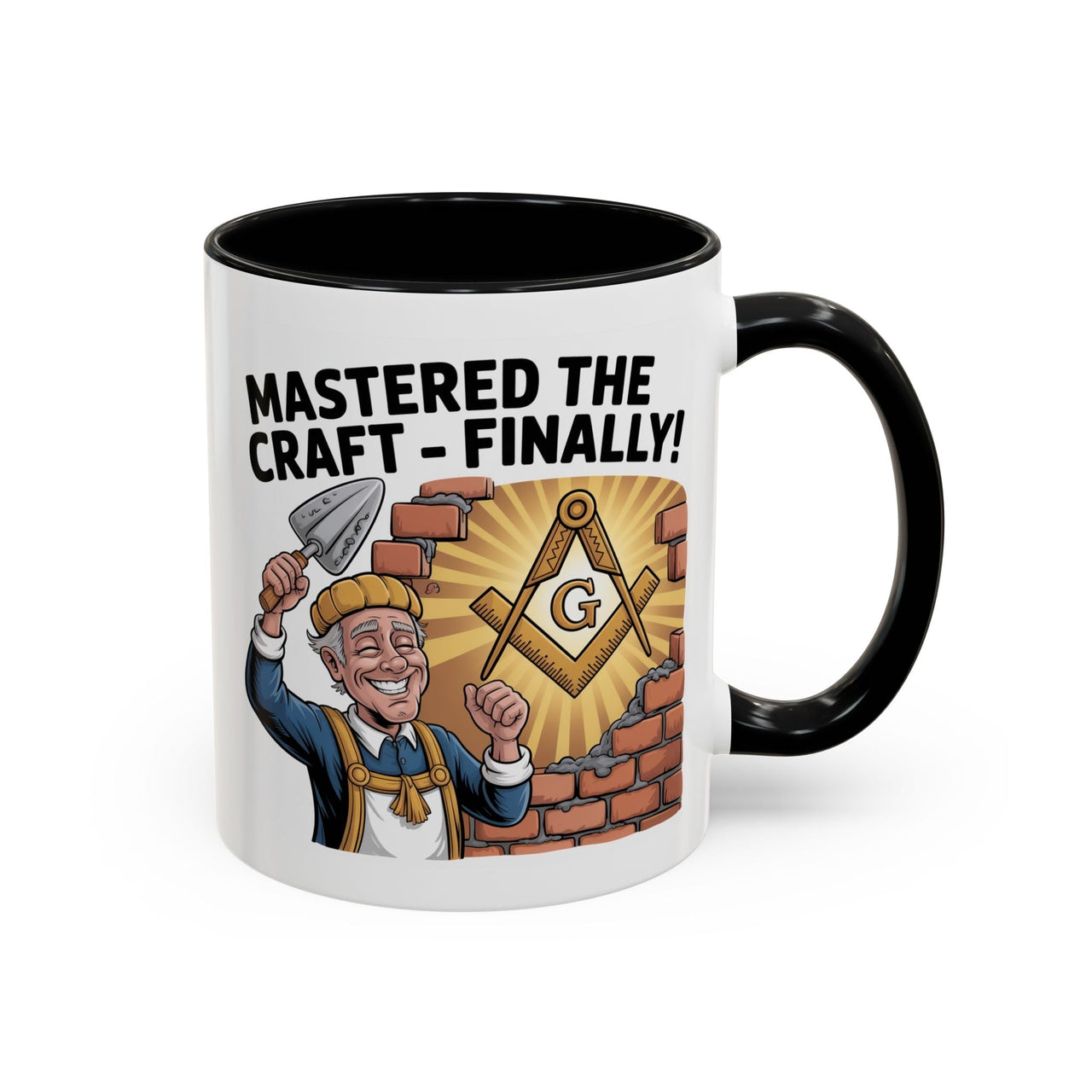 Premium Ready to Go Freemason Design | The Third Degree | Master Mason | Mastering the Craft - Masonic Mugs