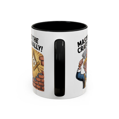 Premium Ready to Go Freemason Design | The Third Degree | Master Mason | Mastering the Craft - Masonic Mugs