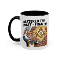 Premium Ready to Go Freemason Design | The Third Degree | Master Mason | Mastering the Craft - Masonic Mugs