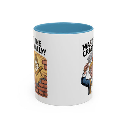 Premium Ready to Go Freemason Design | The Third Degree | Master Mason | Mastering the Craft - Masonic Mugs