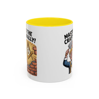 Premium Ready to Go Freemason Design | The Third Degree | Master Mason | Mastering the Craft - Masonic Mugs