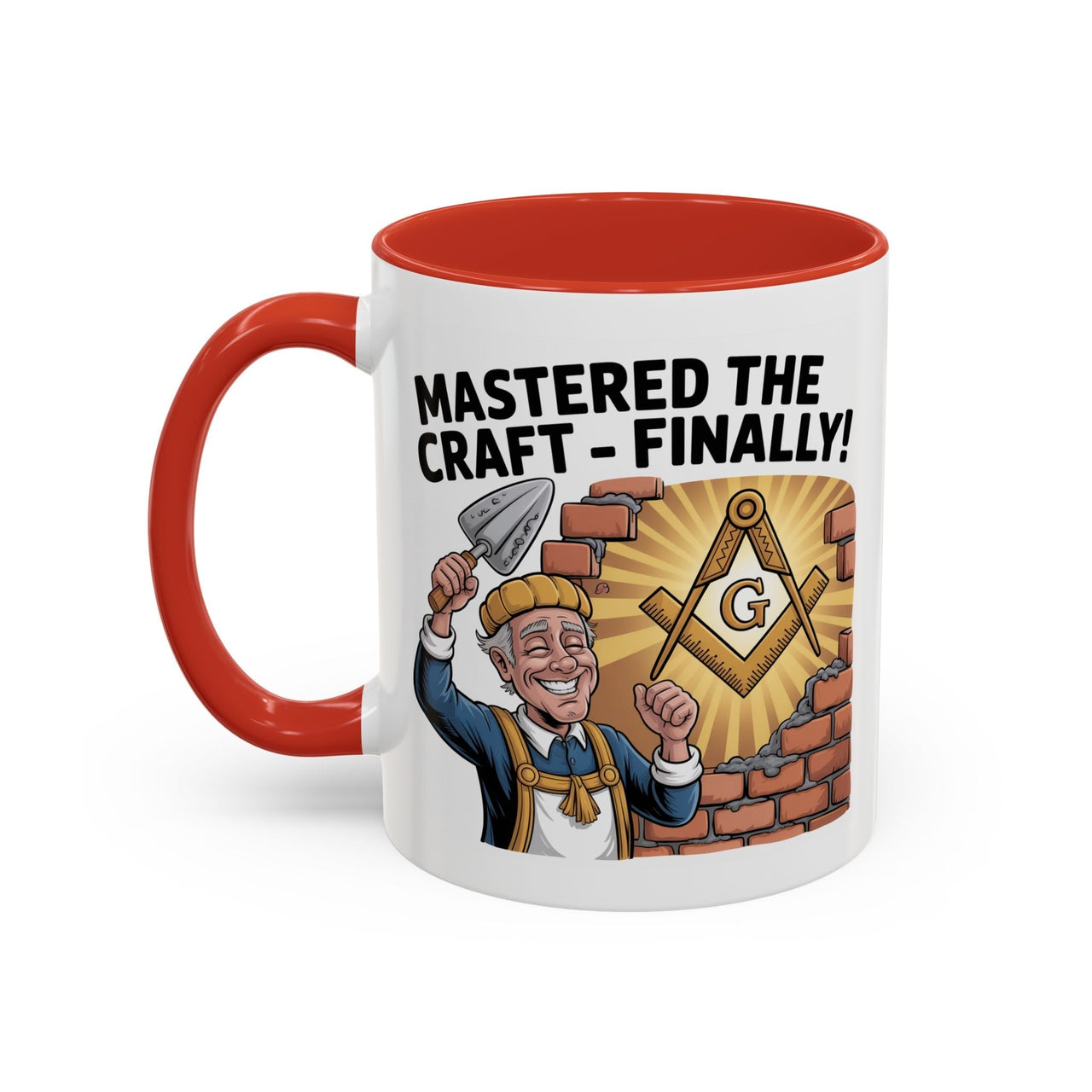 Premium Ready to Go Freemason Design | The Third Degree | Master Mason | Mastering the Craft - Masonic Mugs