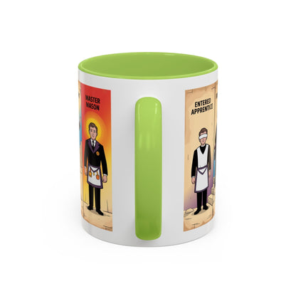 Premium Ready to Go Freemason Design | The Third Degree | Master Mason | Progression - Masonic Mugs