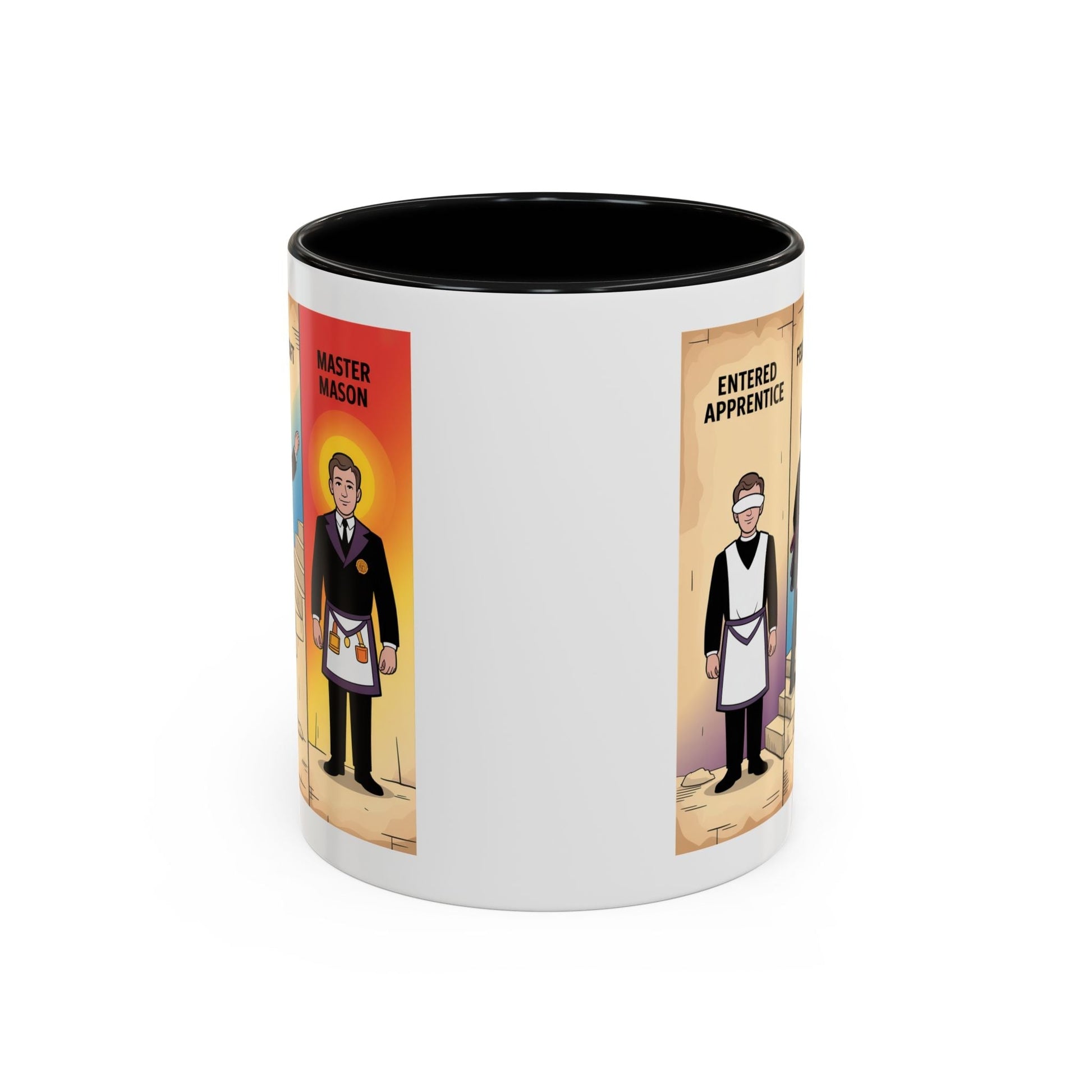 Premium Ready to Go Freemason Design | The Third Degree | Master Mason | Progression - Masonic Mugs
