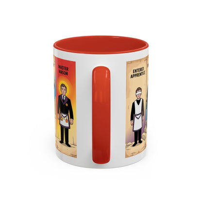 Premium Ready to Go Freemason Design | The Third Degree | Master Mason | Progression - Masonic Mugs