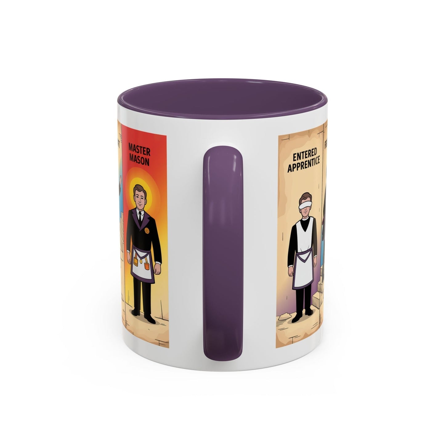 Premium Ready to Go Freemason Design | The Third Degree | Master Mason | Progression - Masonic Mugs