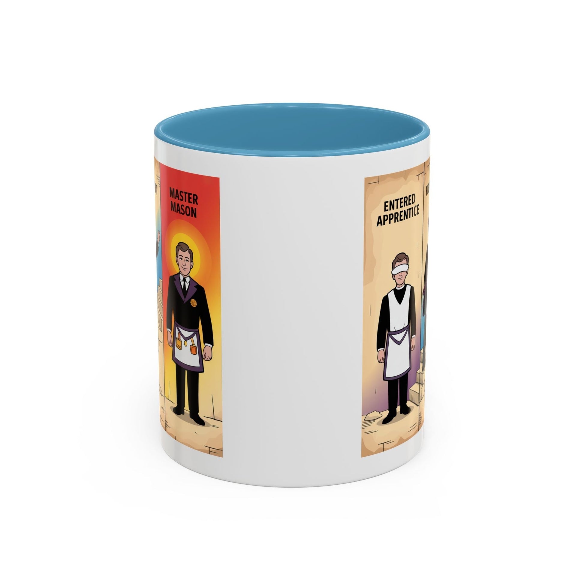 Premium Ready to Go Freemason Design | The Third Degree | Master Mason | Progression - Masonic Mugs