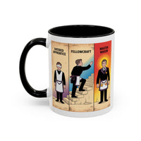 Premium Ready to Go Freemason Design | The Third Degree | Master Mason | Progression - Masonic Mugs