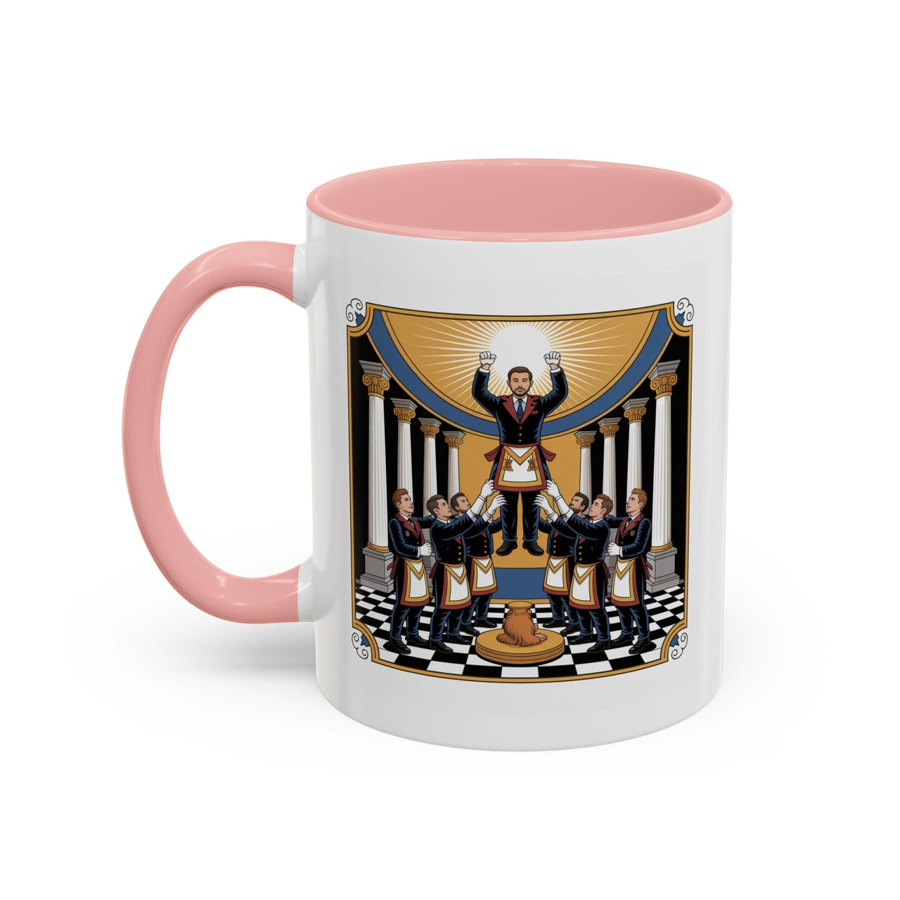 Premium Ready to Go Freemason Design | The Third Degree | Master Mason | Raised - Masonic Mugs
