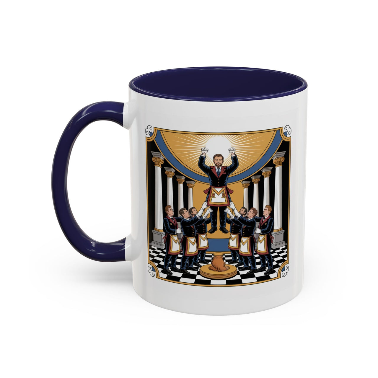 Premium Ready to Go Freemason Design | The Third Degree | Master Mason | Raised - Masonic Mugs