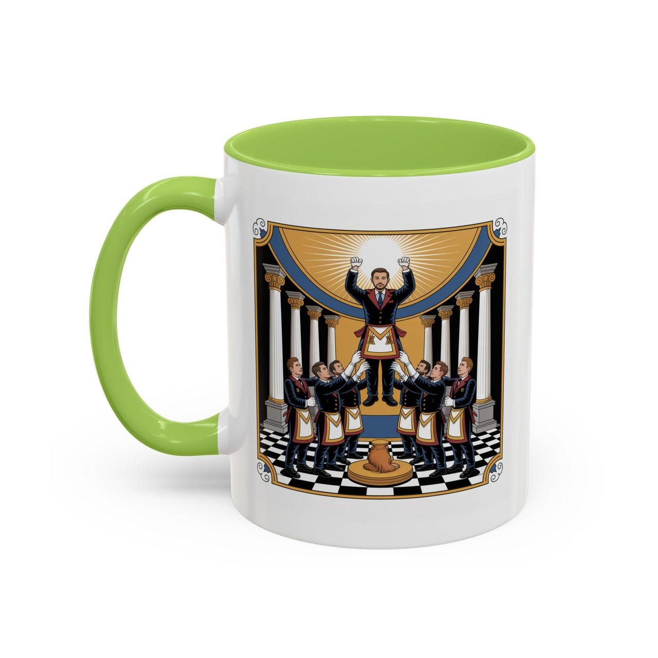 Premium Ready to Go Freemason Design | The Third Degree | Master Mason | Raised - Masonic Mugs