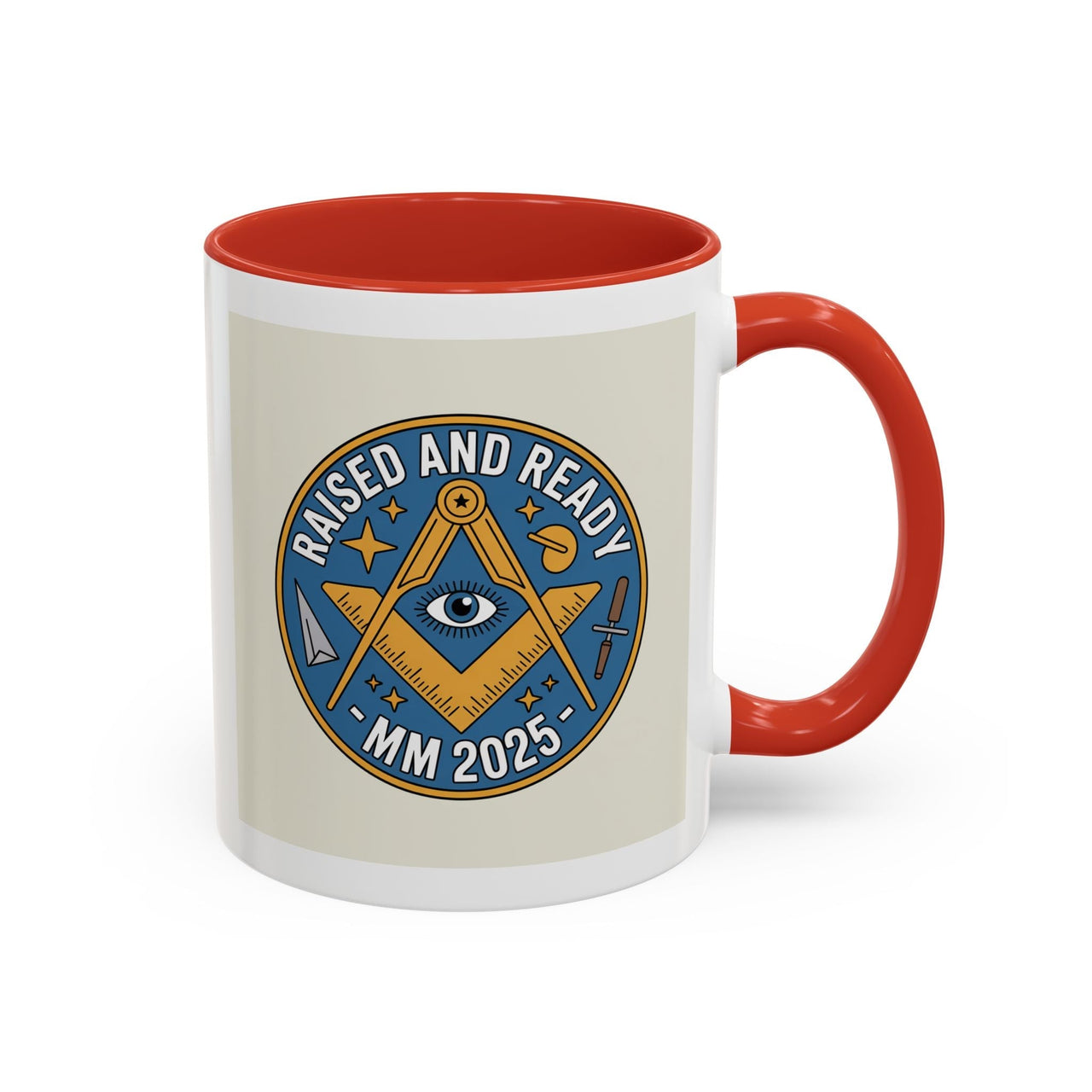 Premium Ready to Go Freemason Design | The Third Degree | Master Mason | Raised and Ready 2025 - Masonic Mugs