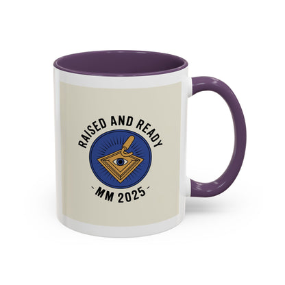 Premium Ready to Go Freemason Design | The Third Degree | Master Mason | Raised and Ready 2025 - Masonic Mugs