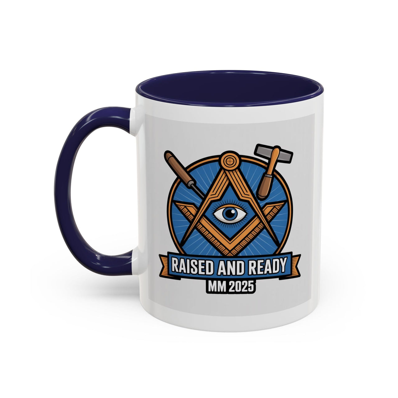 Premium Ready to Go Freemason Design | The Third Degree | Master Mason | Raised and Ready 2025 - Masonic Mugs