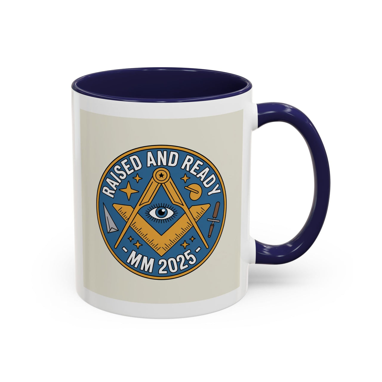 Premium Ready to Go Freemason Design | The Third Degree | Master Mason | Raised and Ready 2025 - Masonic Mugs