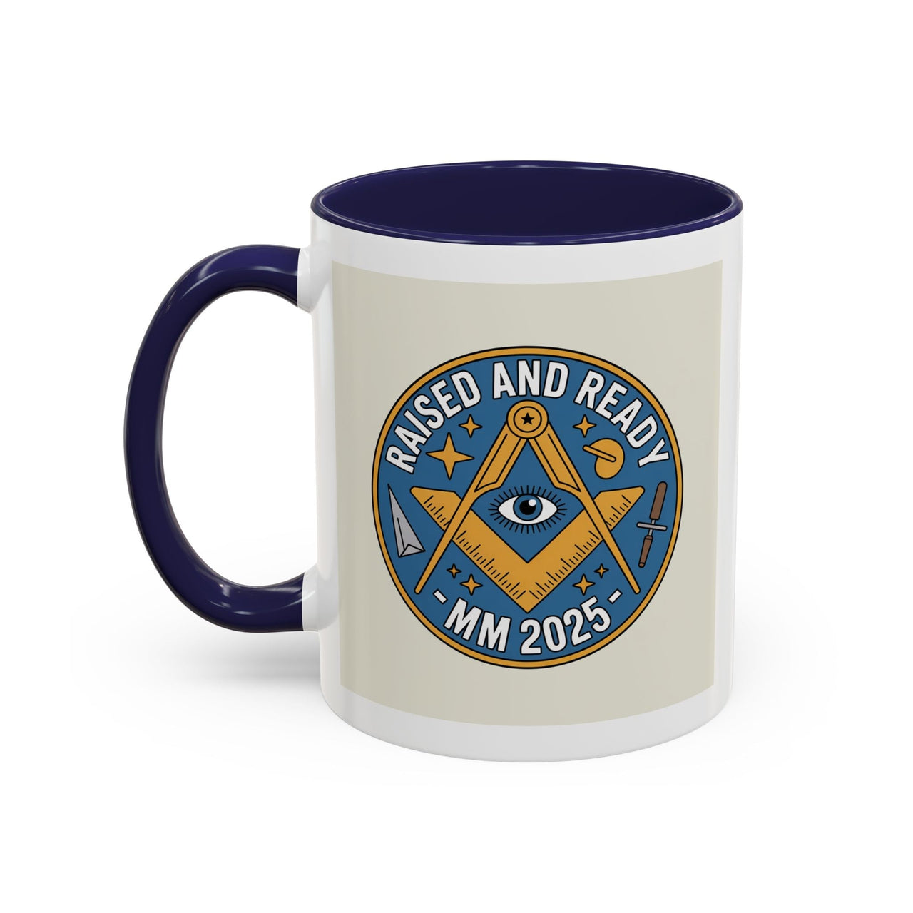 Premium Ready to Go Freemason Design | The Third Degree | Master Mason | Raised and Ready 2025 - Masonic Mugs