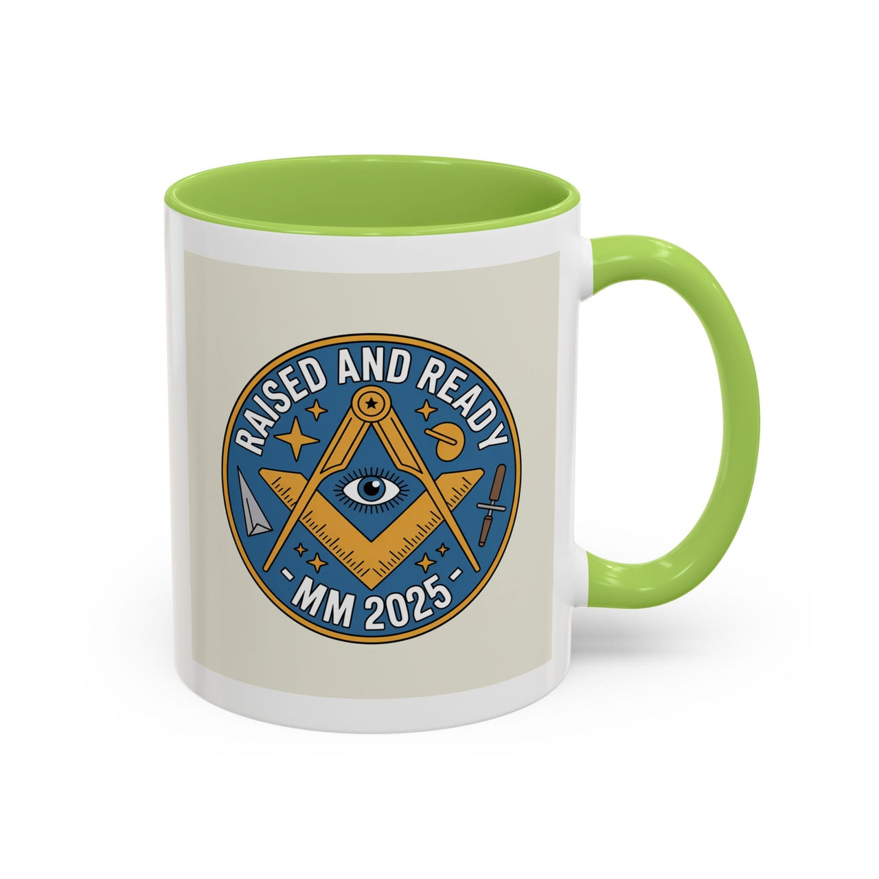 Premium Ready to Go Freemason Design | The Third Degree | Master Mason | Raised and Ready 2025 - Masonic Mugs