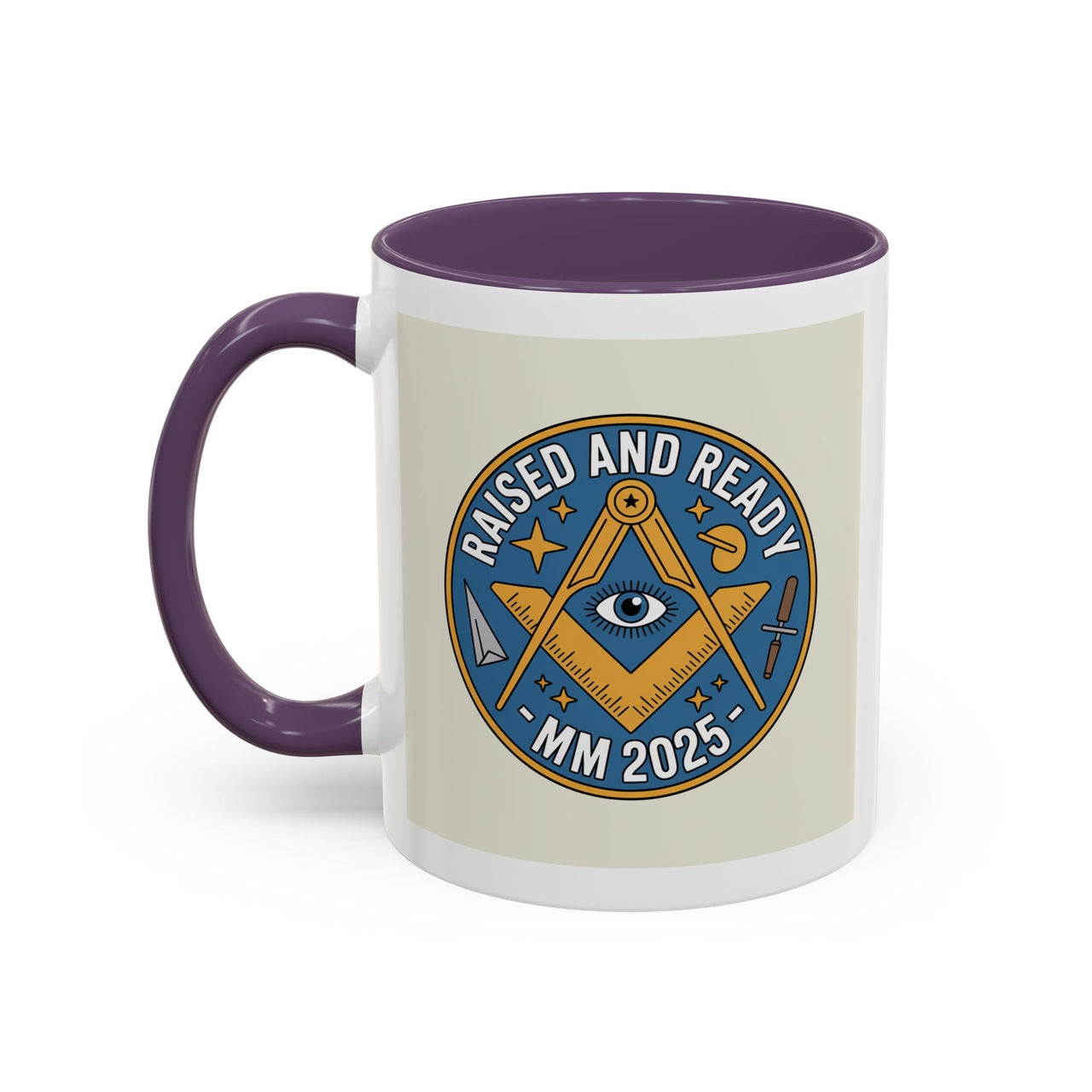 Premium Ready to Go Freemason Design | The Third Degree | Master Mason | Raised and Ready 2025 - Masonic Mugs