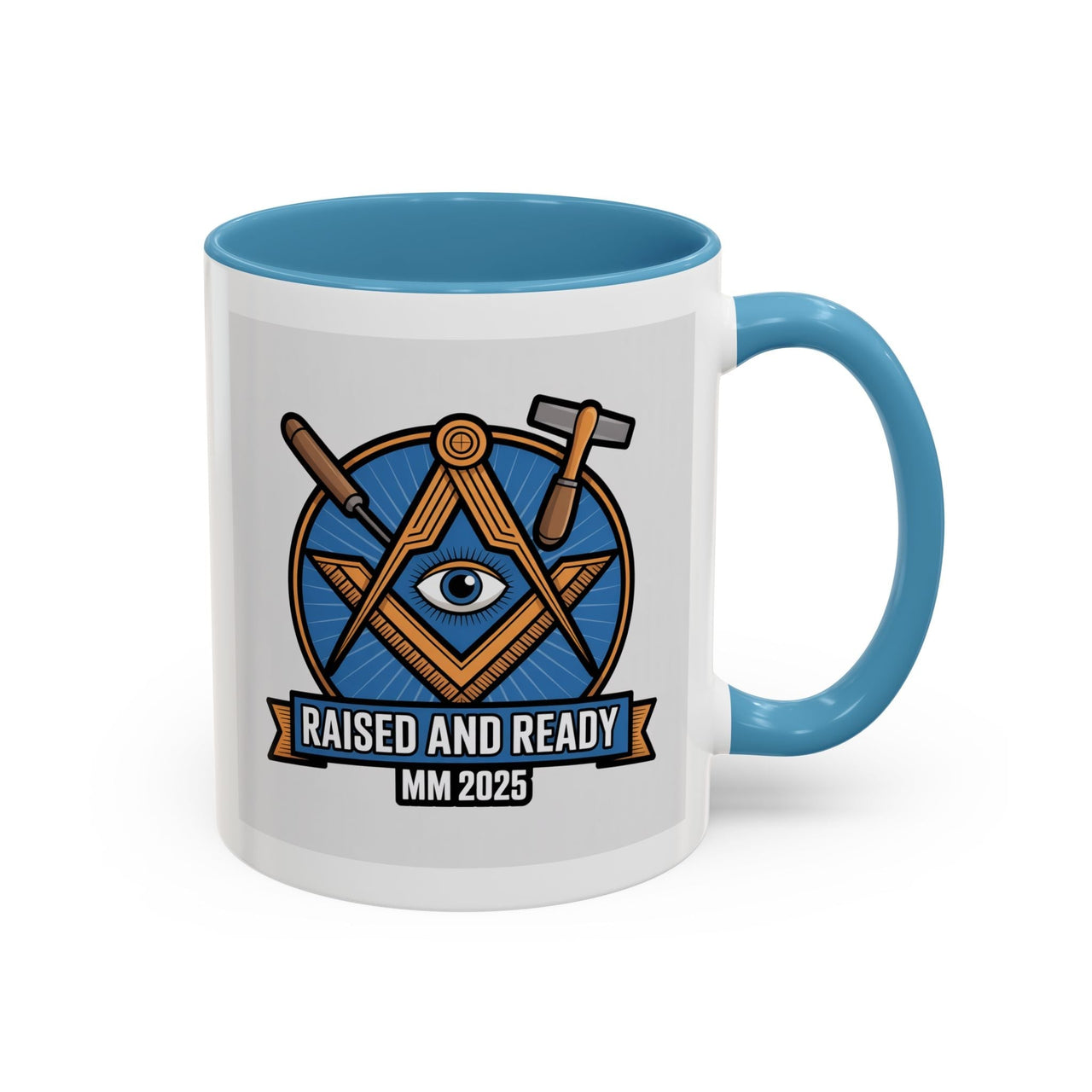 Premium Ready to Go Freemason Design | The Third Degree | Master Mason | Raised and Ready 2025 - Masonic Mugs