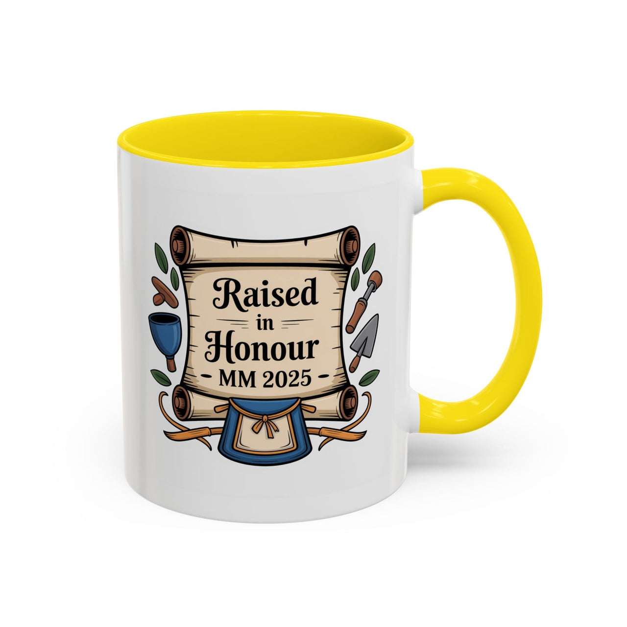 Premium Ready to Go Freemason Design | The Third Degree | Master Mason | Raised in Honour 2025 - Masonic Mugs
