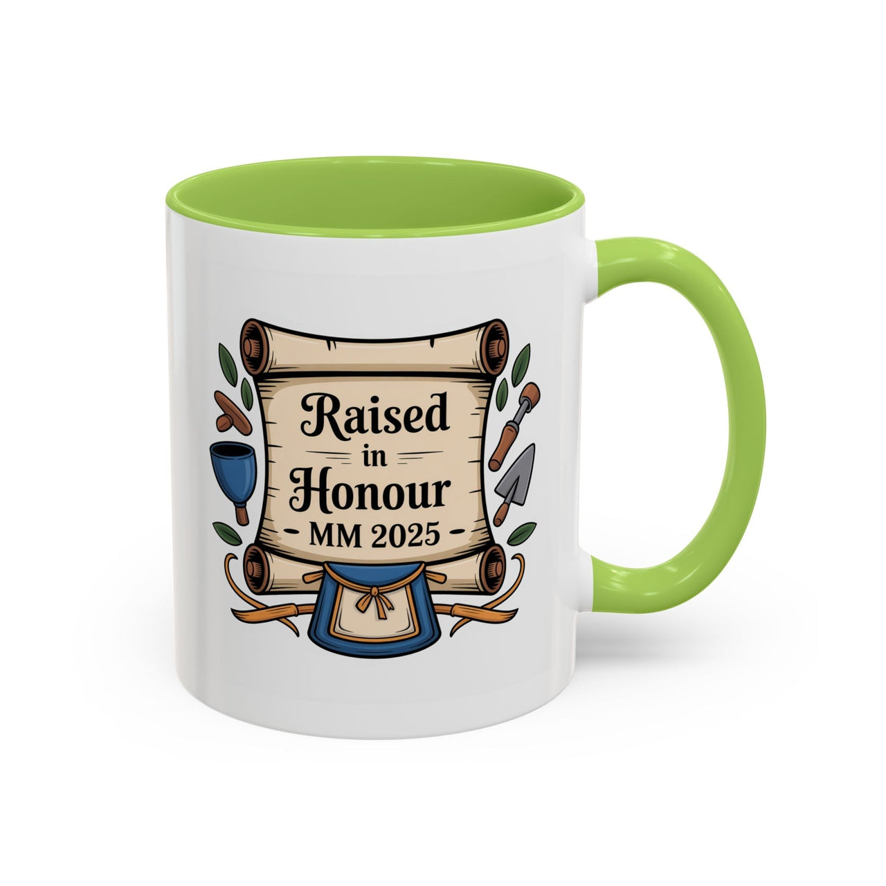 Premium Ready to Go Freemason Design | The Third Degree | Master Mason | Raised in Honour 2025 - Masonic Mugs