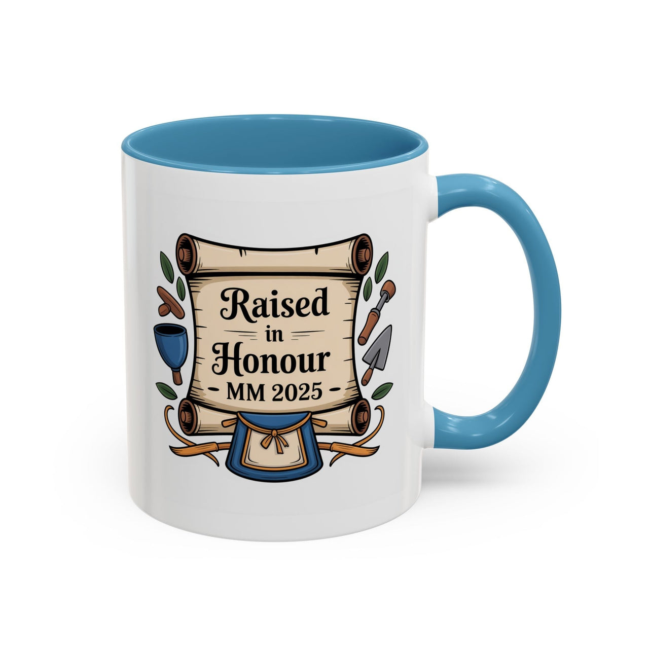Premium Ready to Go Freemason Design | The Third Degree | Master Mason | Raised in Honour 2025 - Masonic Mugs