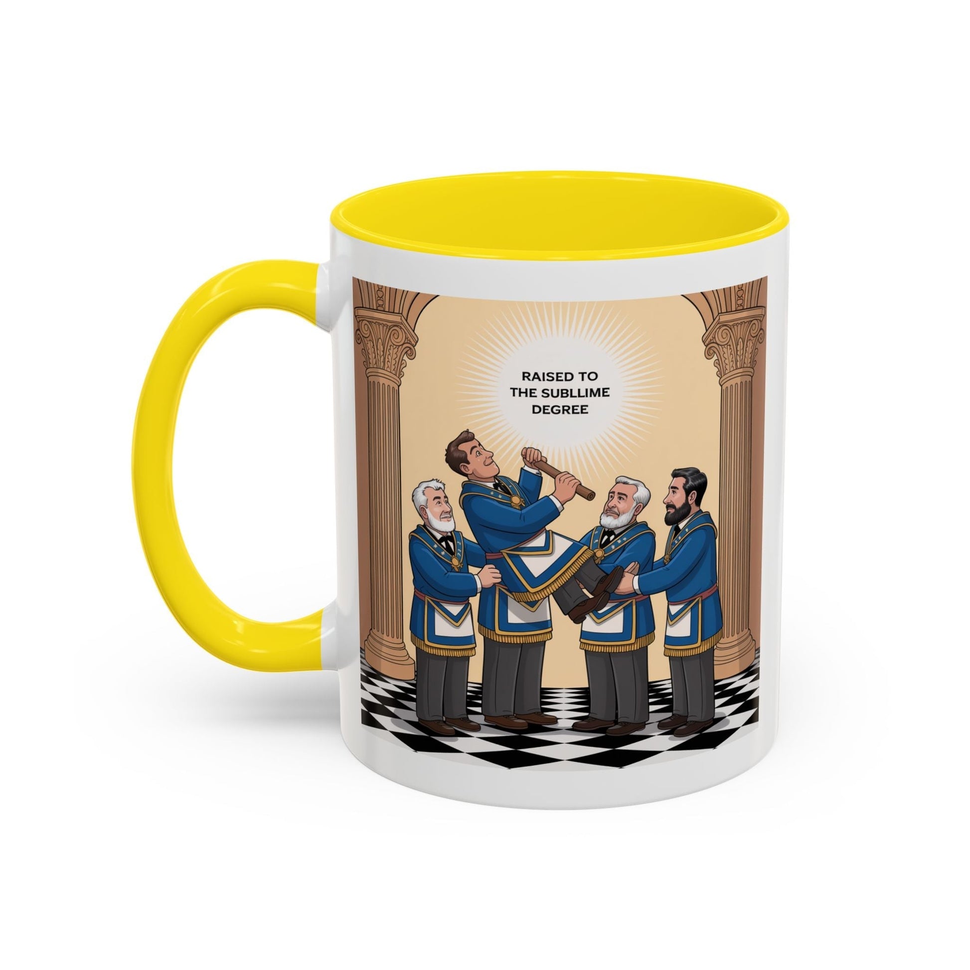 Premium Ready to Go Freemason Design | The Third Degree | Master Mason | Raised to the Sublime Degree - Masonic Mugs