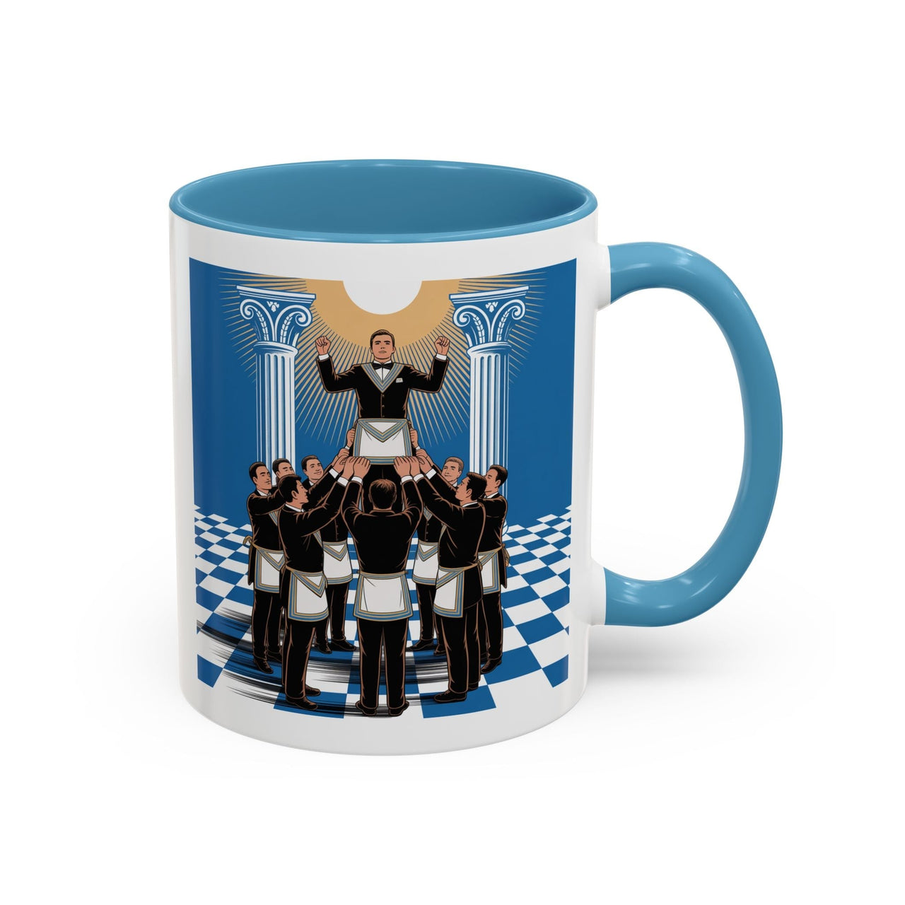 Premium Ready to Go Freemason Design | The Third Degree | Master Mason | Raised to the Sublime Degree - Masonic Mugs