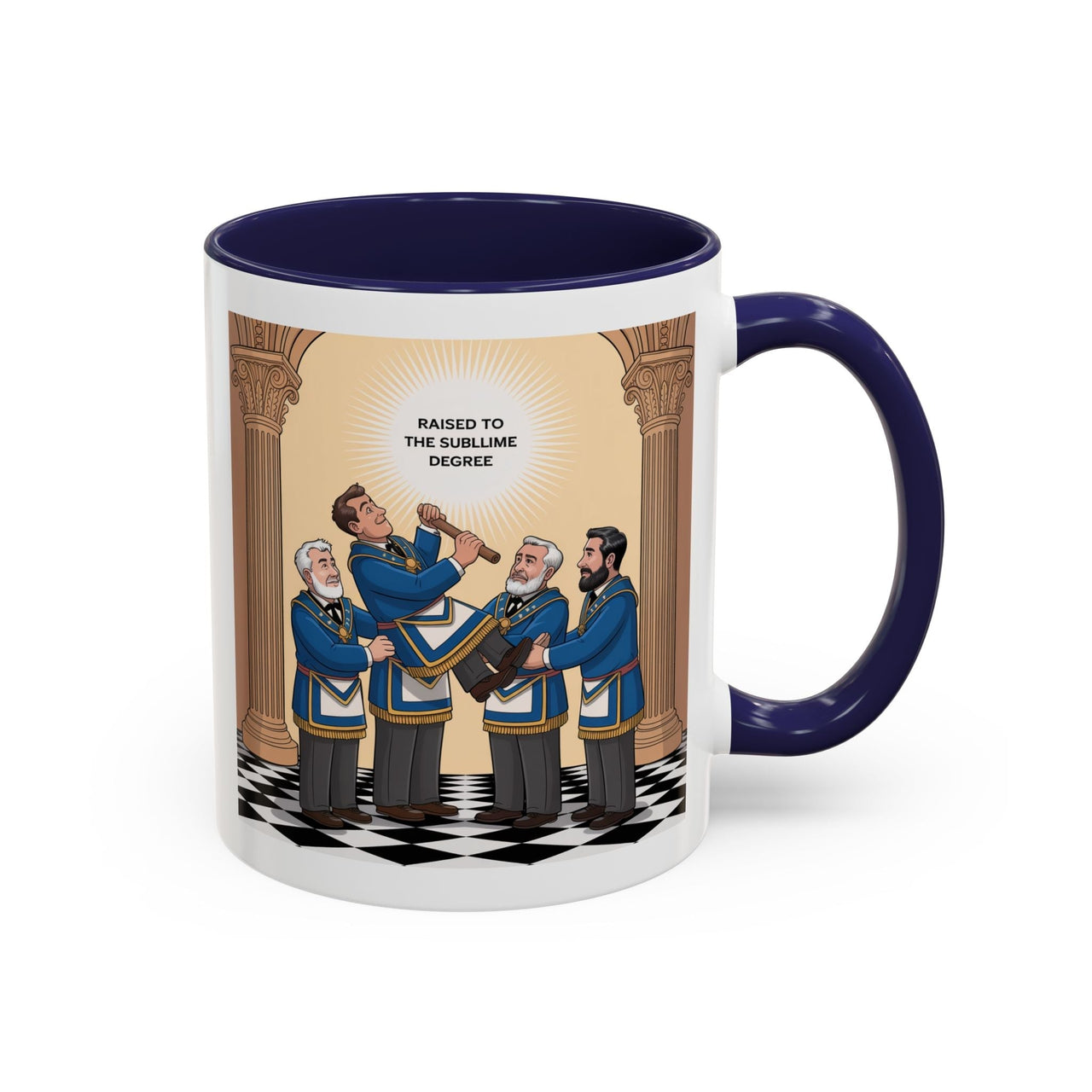 Premium Ready to Go Freemason Design | The Third Degree | Master Mason | Raised to the Sublime Degree - Masonic Mugs