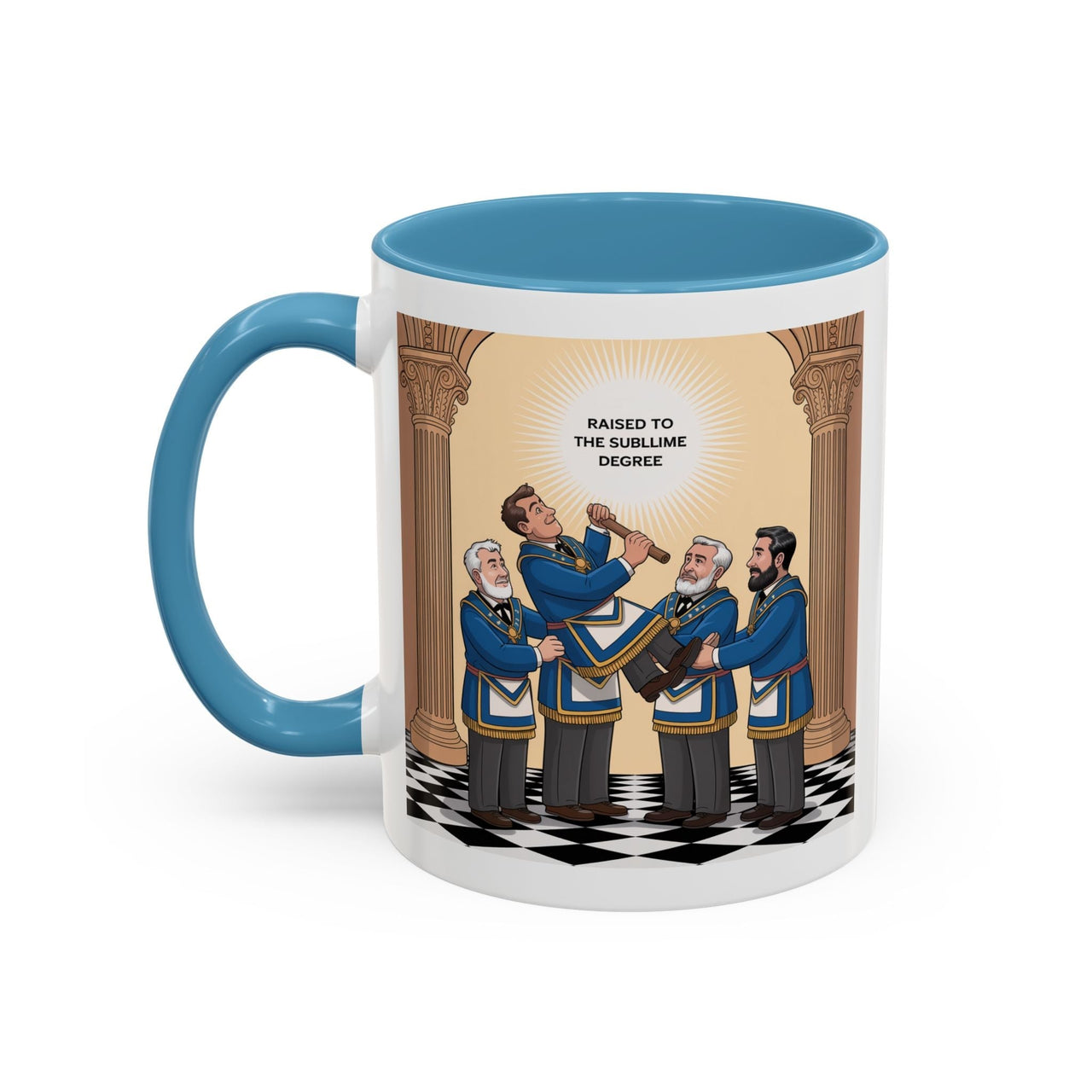 Premium Ready to Go Freemason Design | The Third Degree | Master Mason | Raised to the Sublime Degree - Masonic Mugs